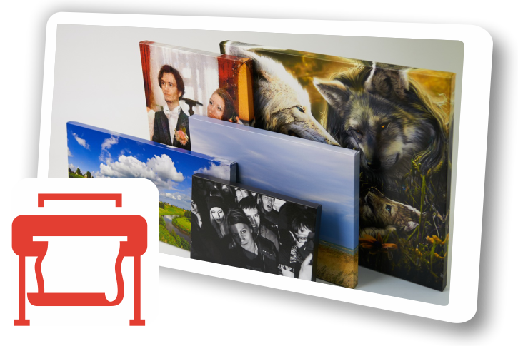 Печать на холсте, оформление в багет